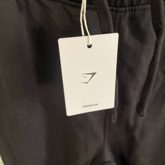 NWT!! Gymshark “Crest” sweatpants joggers, black size Medium - Picture 5 of 7